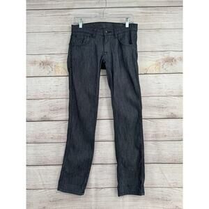 Comune Kelly Vintage Raw Rigid Slim Jeans Mens 28x30 Gray/Blue/Black Skate Jeans